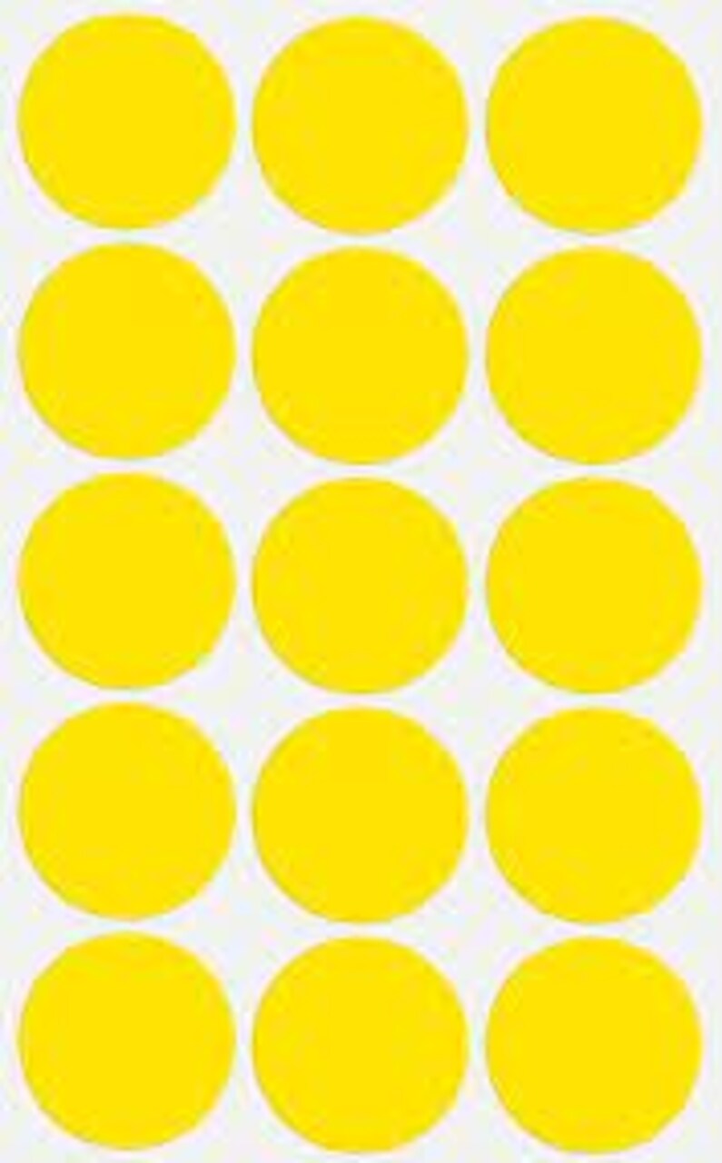 Dot Stickers – 2560 Pack, 1/2" (13mm) Round Adhesive Labels for Classroom Rewards, Color Coding & Crafts